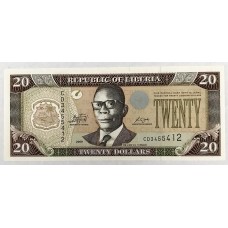 LIBERIA 2009 . TWENTY DOLLARS BANKNOTE